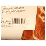 Threshold - Throw Blanket Reversible 50inx60in  Rust Orange Fall Throw