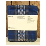 Room Essentials - Queen Microfiber Sheet Set Blue/Gen Plaid