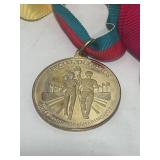 3 Special Olympics Medals: Gold Silver and Bronze