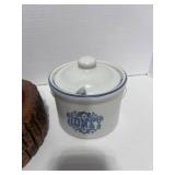 Wooden Nut Cracker Bowl and Honey Pot