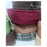 7 Pounds Vintage Wool Rug Braiding Strips