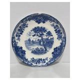 Vintage Blue Normandy Plate