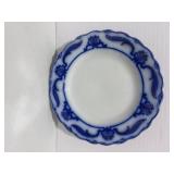 W.H. Grindley Flow Blue Lotus Plate