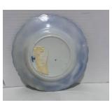 W.H. Grindley Flow Blue Lotus Plate