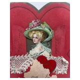 Antique Valentine. Good Condition. 9"