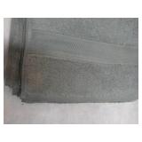 2 New Grey Bath Towels...
