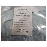 6 pc Bath Towel Set; New from JCPen...