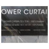 Avanti Home Blue Shower Curtain; Ne...