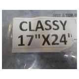 Classy Bath Mat 17 x 24"; New from ...