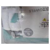 6 pc Threads Towel Set; New from JC...