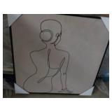 Pallet of 19" Square Canvas Framed ...