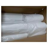 9 Rolls Large Clear Trash Bags...