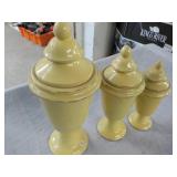 6 pc Ceramic Décor Tallest 17"...