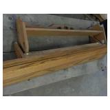 2 Wall Wood Shelves...