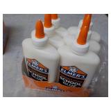 6 bottles 7.6 oz Elmers School Glue...