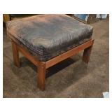 Wooden Foot Stool with Cushion