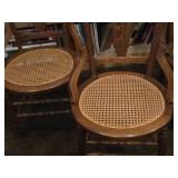 Lot of (2) Vintage Victorian Hip-Rest Walnut Side Chairs