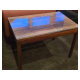 Glass Top / Wooden Side Table
