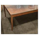 Glass Top / Wooden Coffee Table