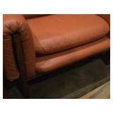 Leather Mid Century Modern Lounge Arm Chair