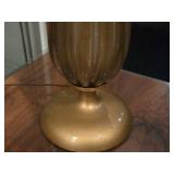 36" Crystal Murano Glass Table Lamp (gold) with Lamp Shade