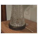 31" Crystal Table Lamp with Lamp Shade