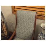 Vintage Victorian Eastlake style Wooden High Back Rocking Chair