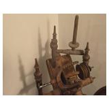 Vintage Wooden Spinning Wheel (Flay Wheel Size)
