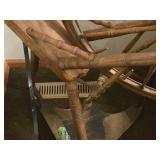 Vintage Wooden Spinning Wheel (Flay Wheel Size)