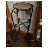 27" Wrought Iron Side Table / Display Plant Stand