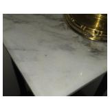 Marble Top / Wood Side Table
