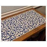 46" Tile Top / Wooden Side Table