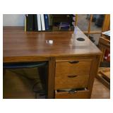 Wooden Office Desk 6-drawer