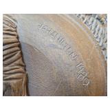 Table Statue - Elephant with Indian Rider by J.A. Hamilton Signed circa 1980