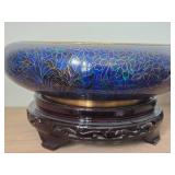 Cloisonne Bowl on Stand