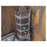 Doll House Vintage style 1:12 Scale Living Room with Furniture in a Wood/Glass or Plexiglas Display