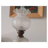 Figural theme Oil Lamp 24"
