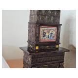8 1/2" Miniature Victorian Doll House Tile Parlor Stove 1:12 Scale Replica