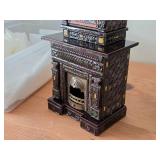 8 1/2" Miniature Victorian Doll House Tile Parlor Stove 1:12 Scale Replica