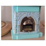 9 1/2" Miniature Doll House Vintage Tiled Chimney Stove (Kakelugn) 1:12 Scale Replica