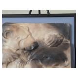 Hand Crafted Polar Bear Plaque - Marty Allen Signed