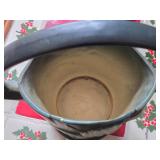 Vintage Roseville Freesia 8" Handled Basket 391-8