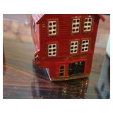 Lot of (4) Hand Made Ceramic Miniature Houses of Historic Bryggen Houses of Bergen Norway by Nordic Dreams
