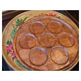 Christmas theme Serving Trays (x2) and Serving Platters (x2)