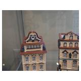 Lot of (3) Partylite 7" Candleholders - Prague, Vienna, Amsterdam