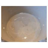 Vintage 10" Ceramic German Beer Stein with Pewter Lid and relief image of Gambrinus