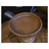 Lot of (2) Vintage Wooden Compotes / Pedestal Bowls by Margaret Studios (Murphy North Carolina)