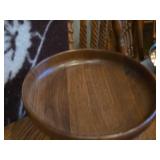 Lot of (2) Vintage Wooden Compotes / Pedestal Bowls by Margaret Studios (Murphy North Carolina)