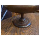 Lot of (2) Vintage Wooden Compotes / Pedestal Bowls by Margaret Studios (Murphy North Carolina)