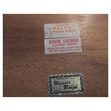 6" Handmade Acacia Wood Serving Plate | Genuine Taverneau by Weisser Ralph (Haiti) 350A